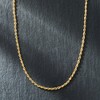 Pure Collection by Ross-Simons 1.5mm 14kt Yellow Gold Twisted Rope-Chain Necklace - 3 of 4