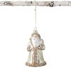 Sullivans Santa Ornament 6.25"H Gold - 3 of 4