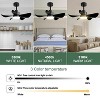 YUHAO Smart 6-speed Modern and Contemporary Ceiling Fan with Light,3 ABS Blades ,Works with Alexa and Google Assistant - 4 of 4