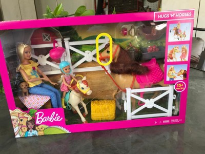 Barbie doll and horse 2024 playset