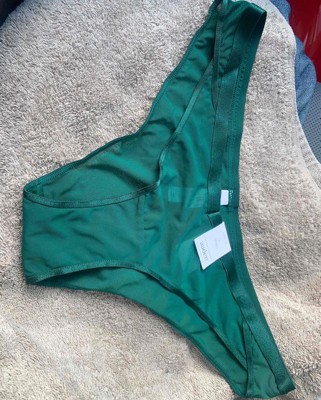 Women's Lace And Mesh Cheeky Underwear - Auden™ Green L : Target