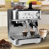 Espresso machine with LCD display, stainless steel construction, featuring PID temperature control system. Ideal for home use or as a gift for dad. - 3 of 4