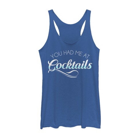 Women's CHIN UP Had Me at Cocktails Racerback Tank Top - image 1 of 3