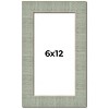 PosterPalooza | Panoramic Sculpted Blue Picture Frame - UV Acrylic, Foam Board Backing, Hanging Hardware - 2 of 4