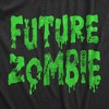 Mens Future Zombie T Shirt Funny Scary Slimey Undead Zombies Tee For Guys - Crazy Dog Men's T Shirt - 2 of 4