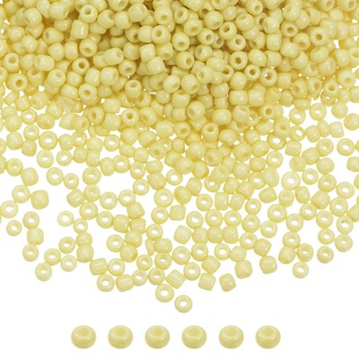 Unique Bargains Loose DIY Earring Necklace Making Glass Round Beads 12000 Pcs