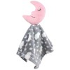Hudson Baby Infant Girl Plush Blanket with Security Blanket, Moon Girl, One Size - 4 of 4