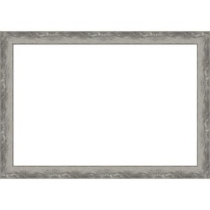Amanti Art Waveline Silver Narrow Framed Dry Erase Magnetic Board - 1 of 4
