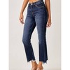 Women's Curvy High Rise Slim Straight Jeans - RISEN - 2 of 4