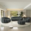 WJSHome Bubble Sofa Curved Couch Set, Breathable Mesh Fabric Bean Bag Sofa ( 1 Seater, 2 Seater, 3 Seater, Ottoman) - 2 of 4