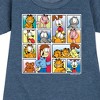 Girls' - Garfield - Friends Graphic Short Sleeve Fleece Dress - 2 of 4
