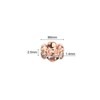 Unique Bargains Small Bead Spacers Rondelle Spacer Beads for Jewelry Making Bracelets 200 Pcs - 2 of 4