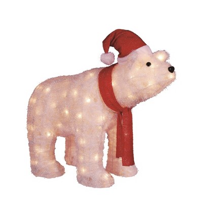 lighted christmas bear