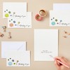 Best Paper Greetings 36 Pack Blank Thinking of You Cards with Envelopes, 6 Assorted Doodle Designs, 4x6 in - 2 of 4