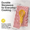 Omniware Simsbury Spoon Rest, 8.25" - Stoneware Utensil Holder with Lead-Free Glaze - Arched Handle, Heat-Resistant, Dishwasher Safe (Yellow) - 2 of 4