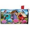 Briarwood Lane Colorful Birdhouses Spring Large Mailbox Cover Ove - 3 of 3