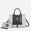 MKF Collection Yuliana Women’s Circular Print Satchel Bag with Wallet by Mia K - 2 of 4