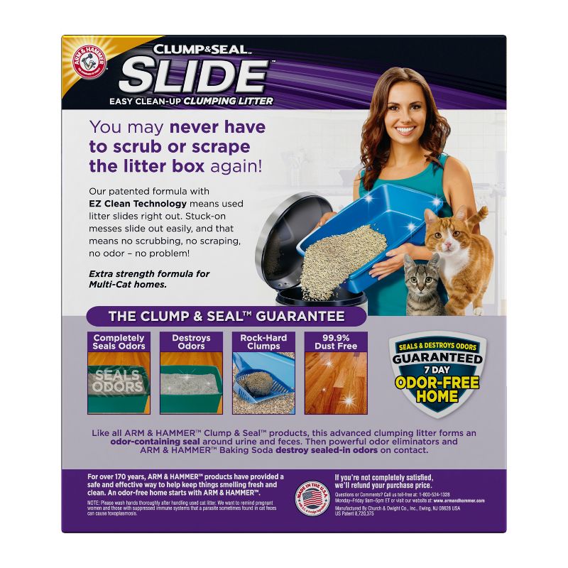 Arm & Hammer Slide Easy Clean Up Multi-Cat Clumping Litter, 3 of 14