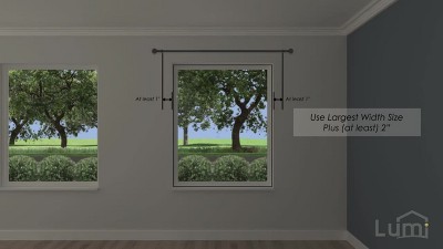 Brushed Nickel Curtain Rod with Faceted Crystal Finials, 66-120"