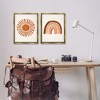 Stupell Industries Orange Sun Patterned Rainbow Boho, 17" x 21" - 2 of 4