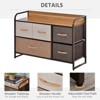 FONTOI Storage Cube Dresser with 5 Drawers, Bedroom Organizer Unit, Shelf Tower with Bins for Living Room, Closets, Multicolor, 11.5"*22.8"*34.5" - 4 of 4