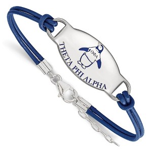 Black Bow Jewelry Sterling Silver Theta Phi Alpha Greek Life Strand Bracelet 7 Inch - 1 of 3
