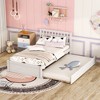 NicBex Wooden Twin Size Platform Bed with Trundle for Adults,Boys,Girls - 2 of 4