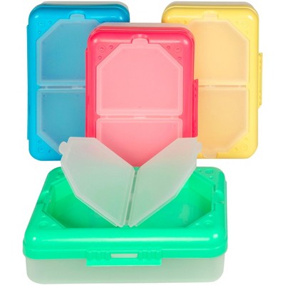 C-Line Storage Box with 3 Compartments, Colors Vary