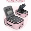 Hynes Eagle 2-in-1 Luggage Set, 20 inch Rolling Backpack + Fanny Pack-Pink - 3 of 4