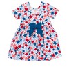 RuffleButts Toddler Girls Knit Short Sleeve Twirl Dress - 2 of 4