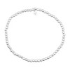 Silpada 'Quiet Glint' Sterling Silver Hematite Stretch Bracelet, 7" (2.5mm) - 2 of 4