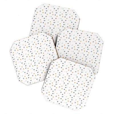 Hello Twiggs Pastel Bubbles Set of 4 Coasters - Deny Designs