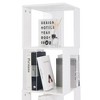 VANIRROR 6 Tier Rotating Bookshelf, Floor Rack Simple Bookcase with Acrylic plate Student Multi-Function Creative Bookshelf - 4 of 4