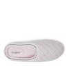 Dearfoams Women's Leslie Quilted Microfiber Terry Memory Foam Clog House Slipper - 4 of 4