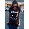 Womens Running Motivation T shirt Funny Running T shirts Sarcasm Humor Run Novelty Tees - Crazy Dog Women's T Shirt - 3 of 4