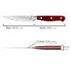 BergHOFF Pakka Stainless Steel 12pc Steak Knife Set 4.75"", Pakka Wood - 4 of 4