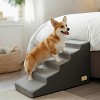 Artloge 3/4/5 Steps Pet Dog Stairs Sofa Side Dog Steps with Non-Slip Base & High Density Foam for Small Cat Puppy Disability Pet Aid - 2 of 4