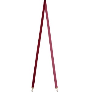 INSPIRE CHIC Women's Ribbon Velvet Long Double Layer Hand Tied Bow Tie with Beads - 1 of 4