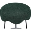 Meridian Furniture,Fleur Green Fabric Counter Stool - 2 of 4