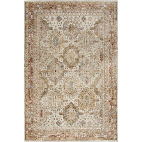 Nourison Petra Oramental Indoor Rug Ivory Multi 7'10