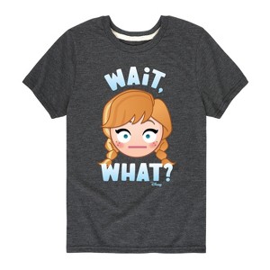 Boys' - Disney - Wait What Anna Short Sleeve Graphic T-Shirt - 1 of 4