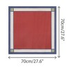 INSPIRE CHIC Women's Contrast Color Satin Square Neck Scarves 1Pc - 3 of 4