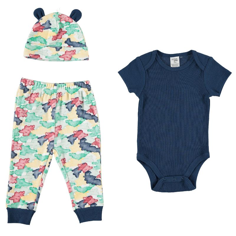 Chick Pea Baby Boy Baby Clothes Layette Set, 1 of 2