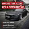 AMERICAN MODIFIED 2018 to 2020 Honda Accord Aerodynamic Front Lip Spoiler - 3 of 4