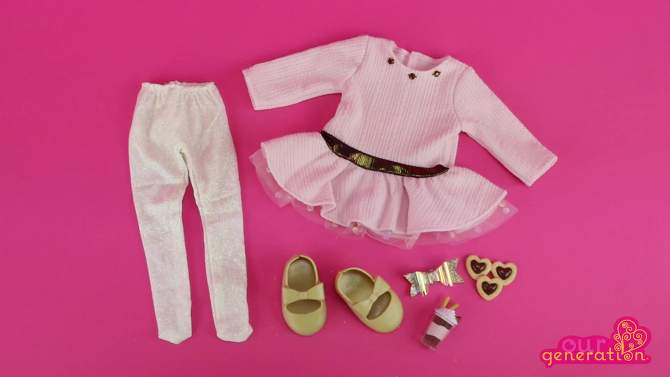 Our Generation Sweet &#38; Chic Fashion Outfit for 18&#34; Dolls, 2 of 7, play video