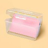 Small 5x7 Pencil Box/Photo/Craft/Travel Clear Storage Case 2pk - up&up™ - 2 of 3