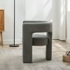 KINWELL 28" Wide Boucle Upholstered Square Armchair - 4 of 4