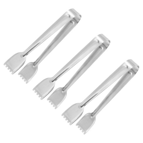 Unique Bargains Silver Tea Party Dessert Stainless Steel Ice Tongs - image 1 of 4