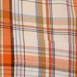 761 - orange / white