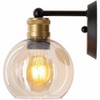 Mark & Day Durnkrut 8"H x 6"W x 8"D Traditional Black Wall Lights - 3 of 4